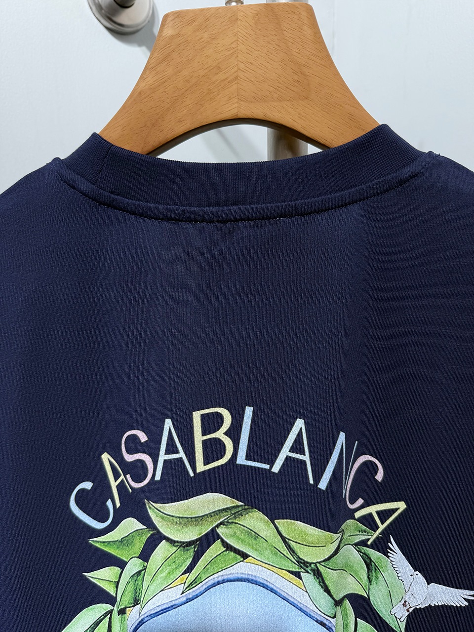 Casablanca Digital printed round neck T-shirt