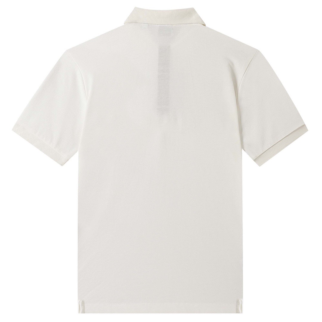 Classic Letter Embroidery Patchwork Polo