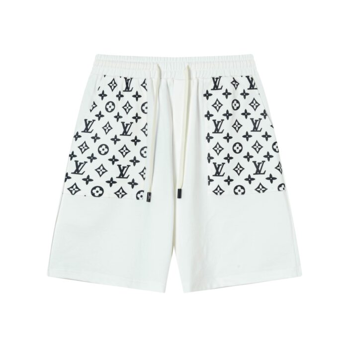 High craft printed knitted shorts