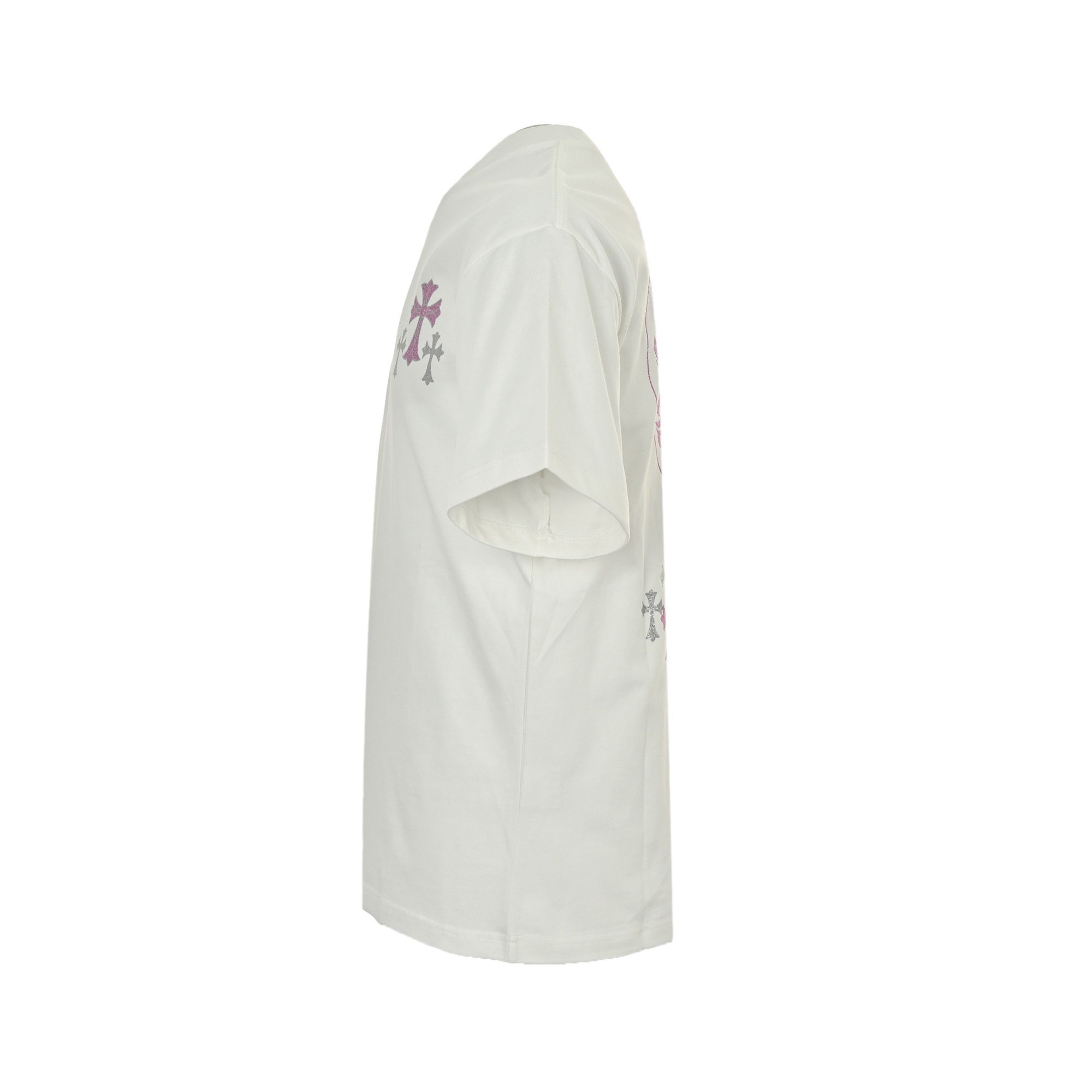 25ss glitter print short sleeve T-shirt