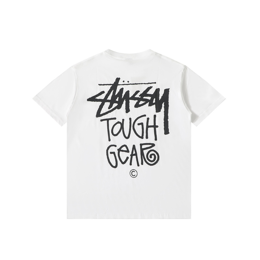 Screen printed short sleeve T-shirt