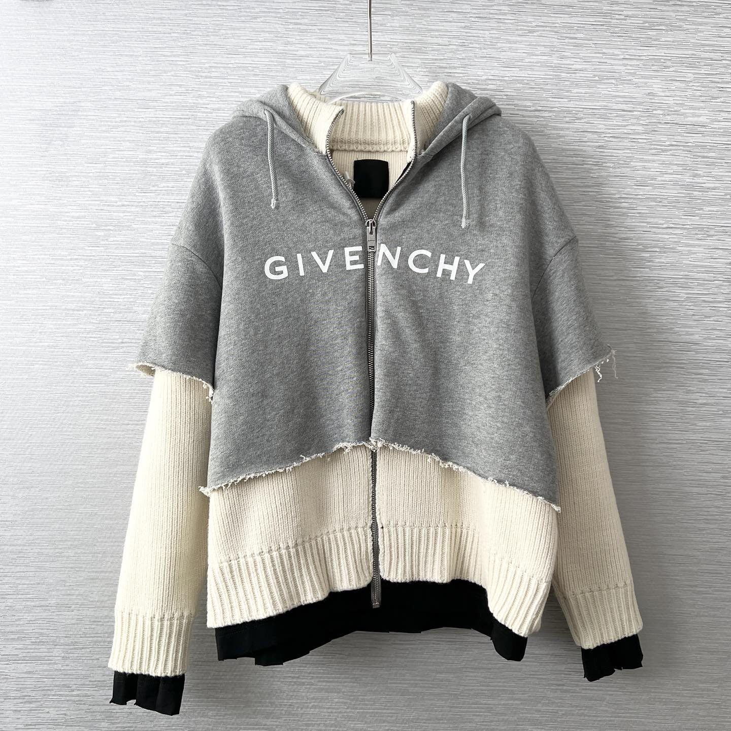 3-Layer Hooded Sweatshirt