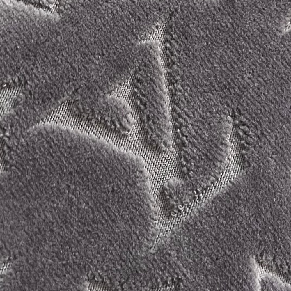 Towel flocking monogram jacquard short-sleeved T-shirt