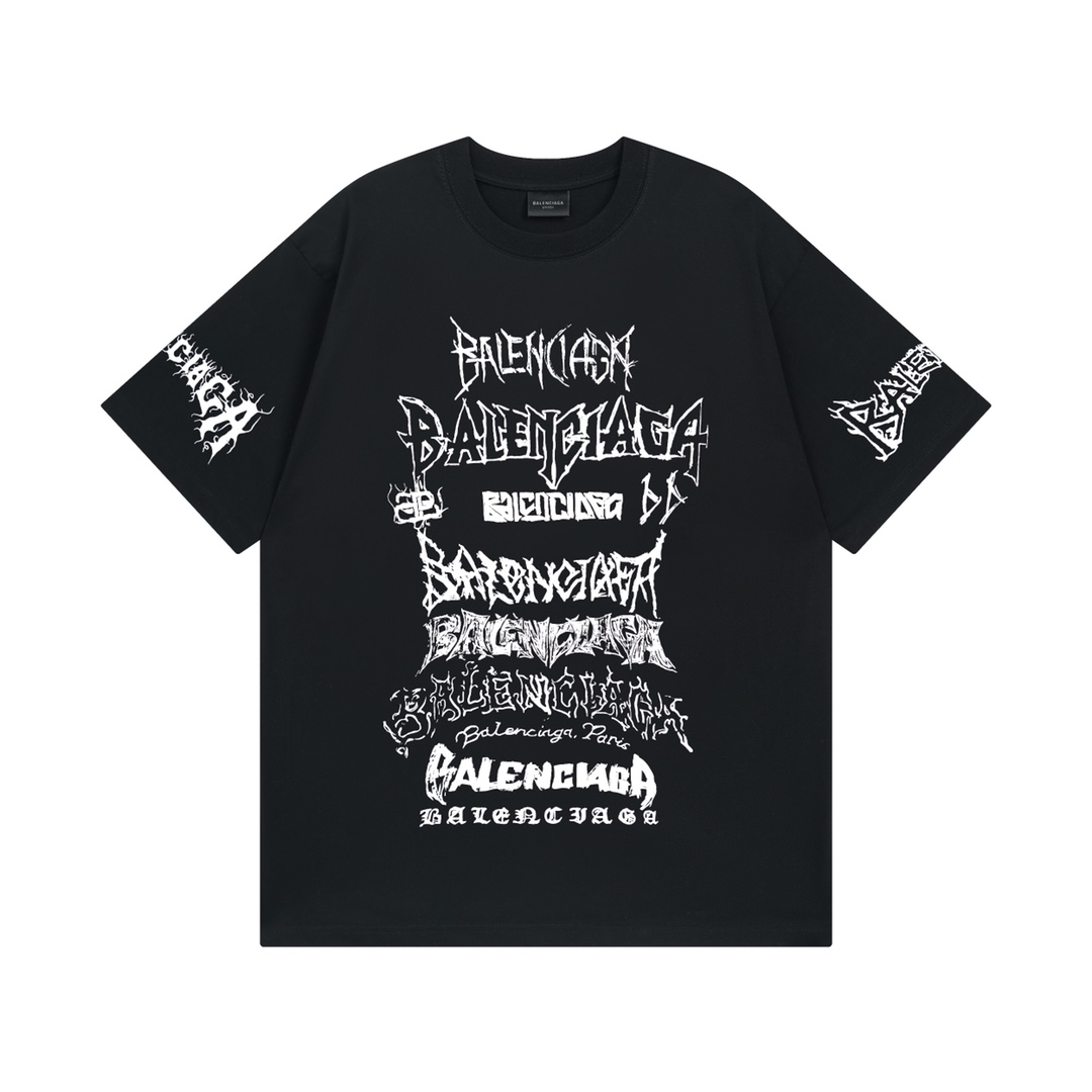 Black Lettering T-Shirt