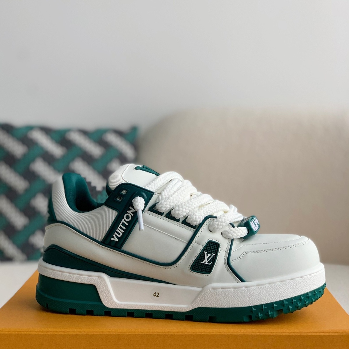 Trainer Maxi Sneaker white Green