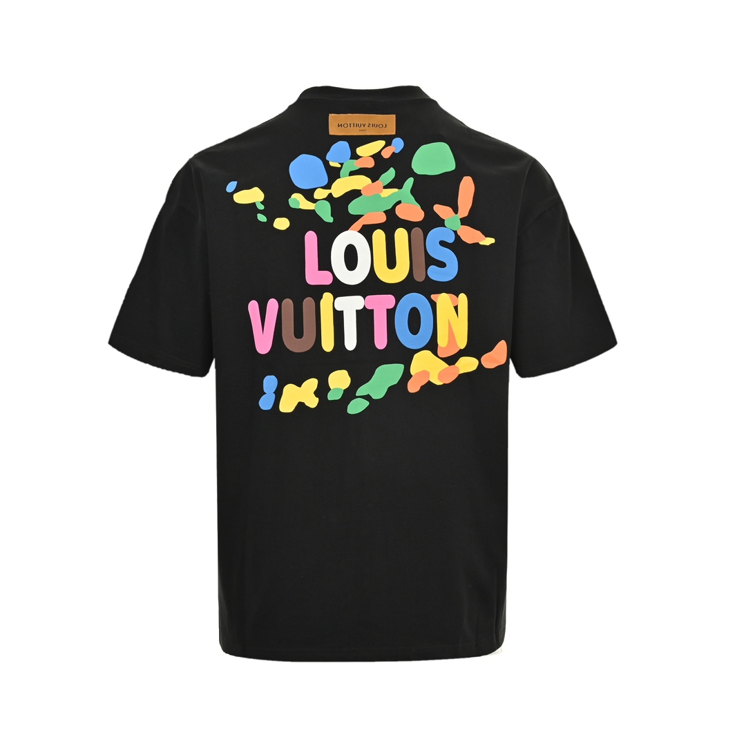 Foam Printed Lettering T-shirt