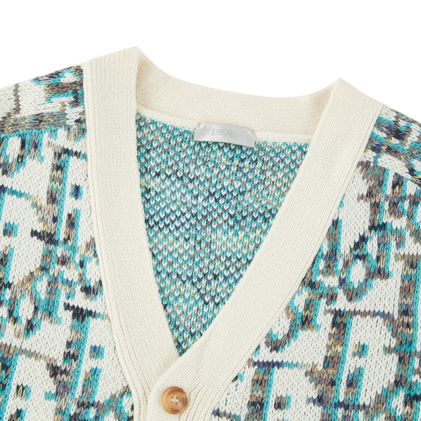 All over printed cardigan