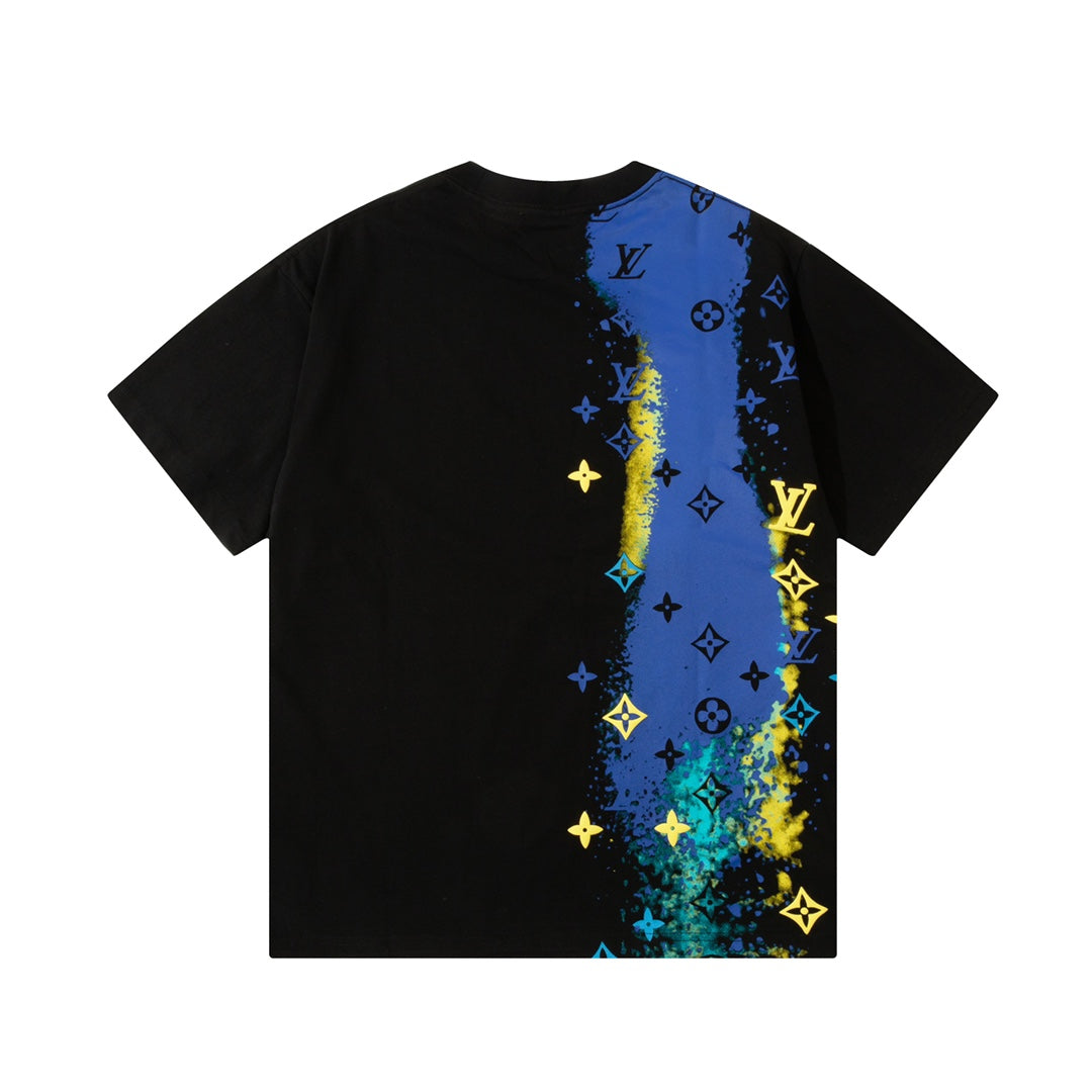 Star River Textured Printed T shirt