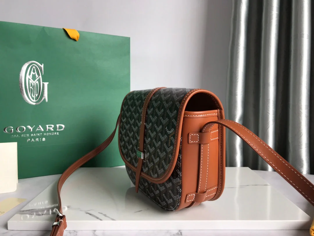 Black Brown Messenger Bag