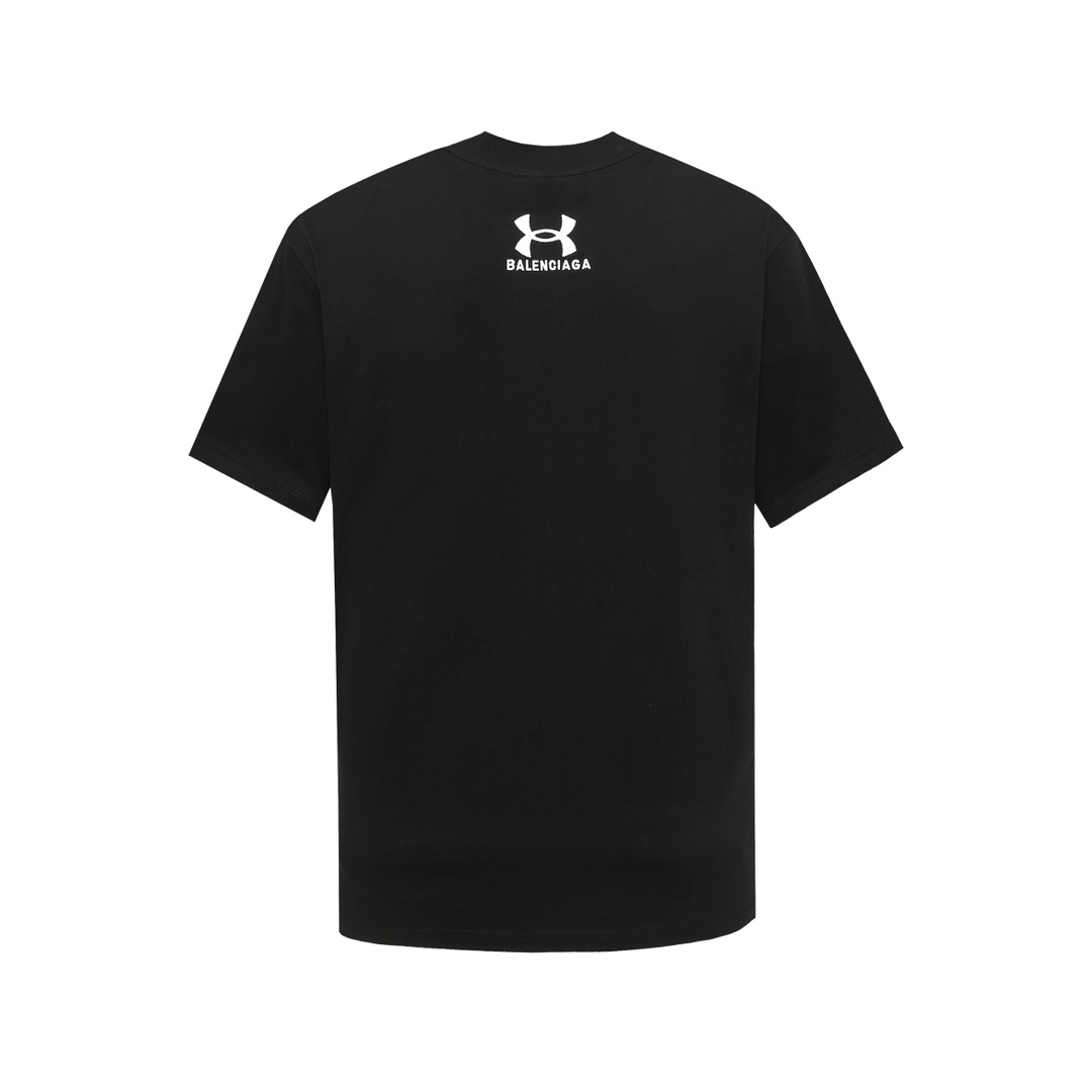 Black Letter Embroidered T-shirt