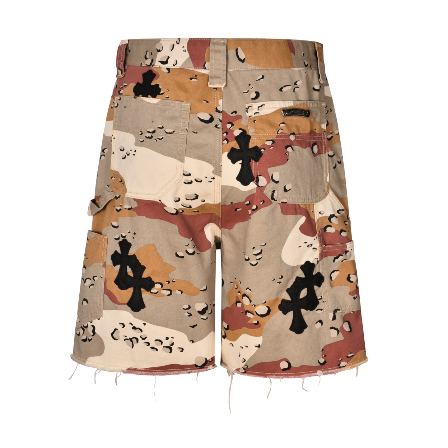 Cross camouflage shorts