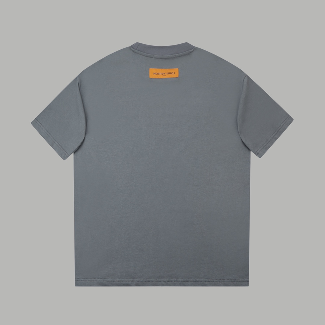 Simple letter printing t-shirt