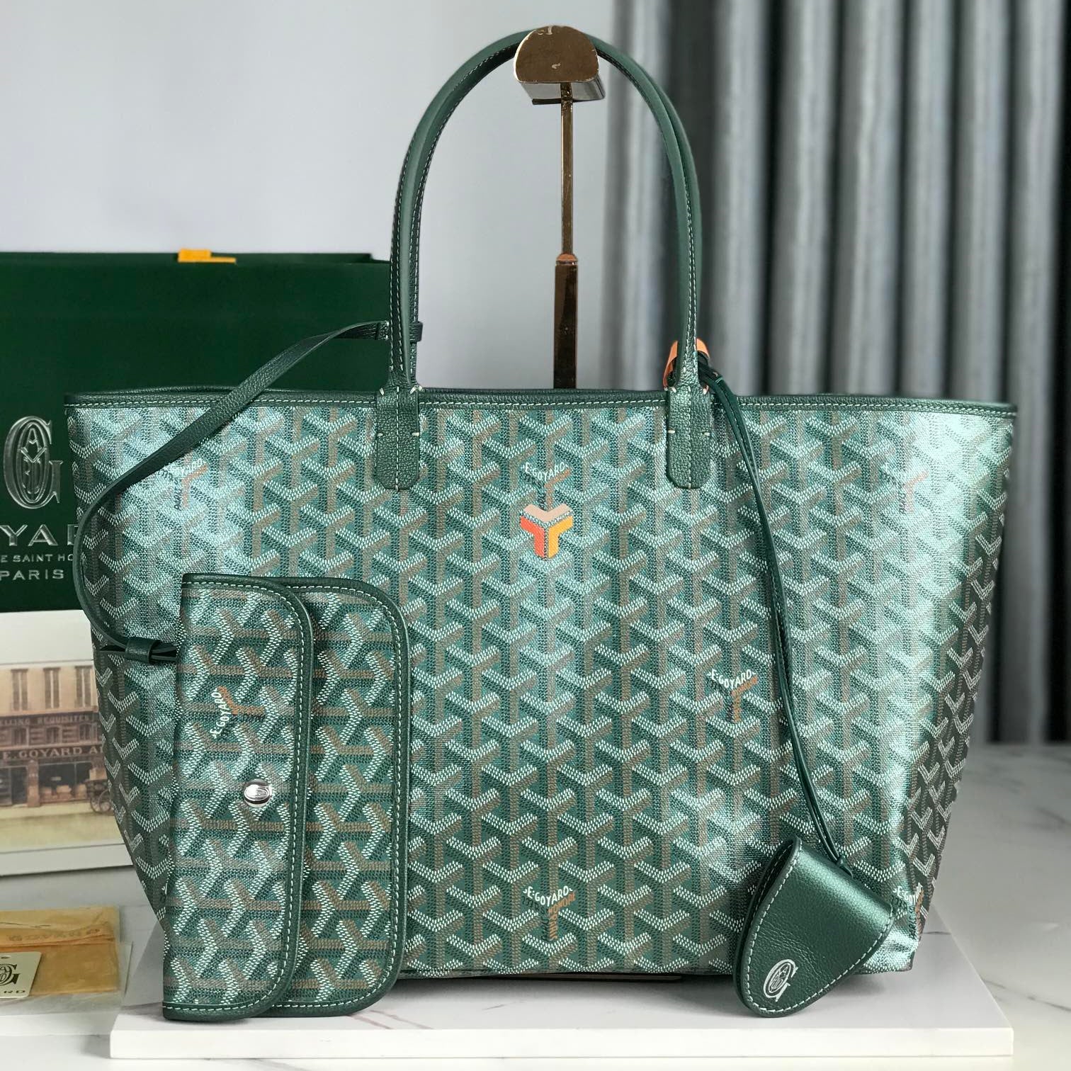Green Calfskin Bag