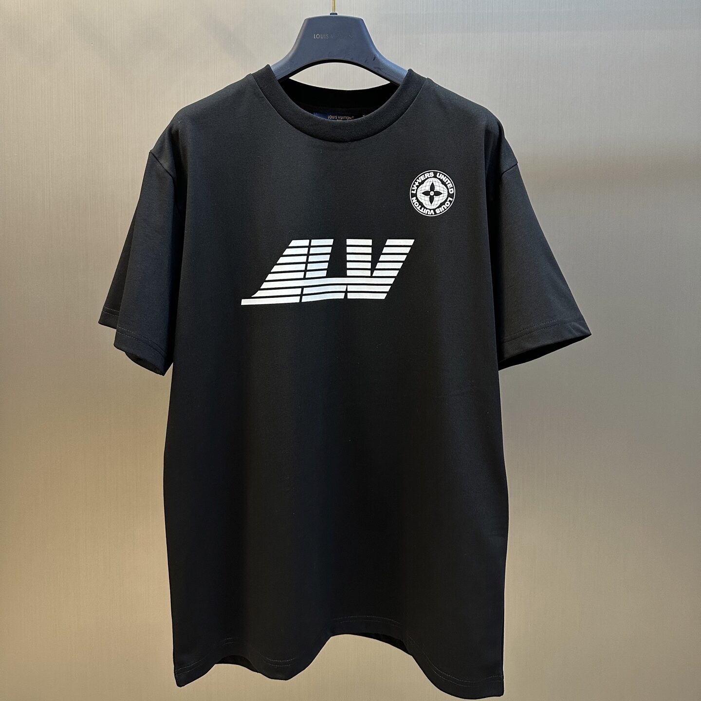 Lettering Printed Cotton Short Sleeves