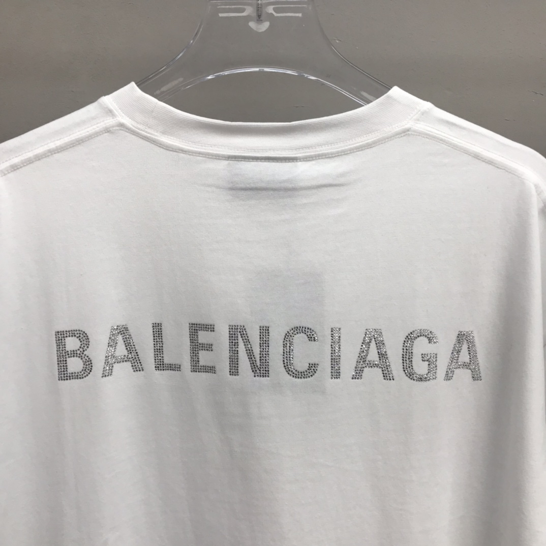 New style hot diamond short-sleeved T-shirt