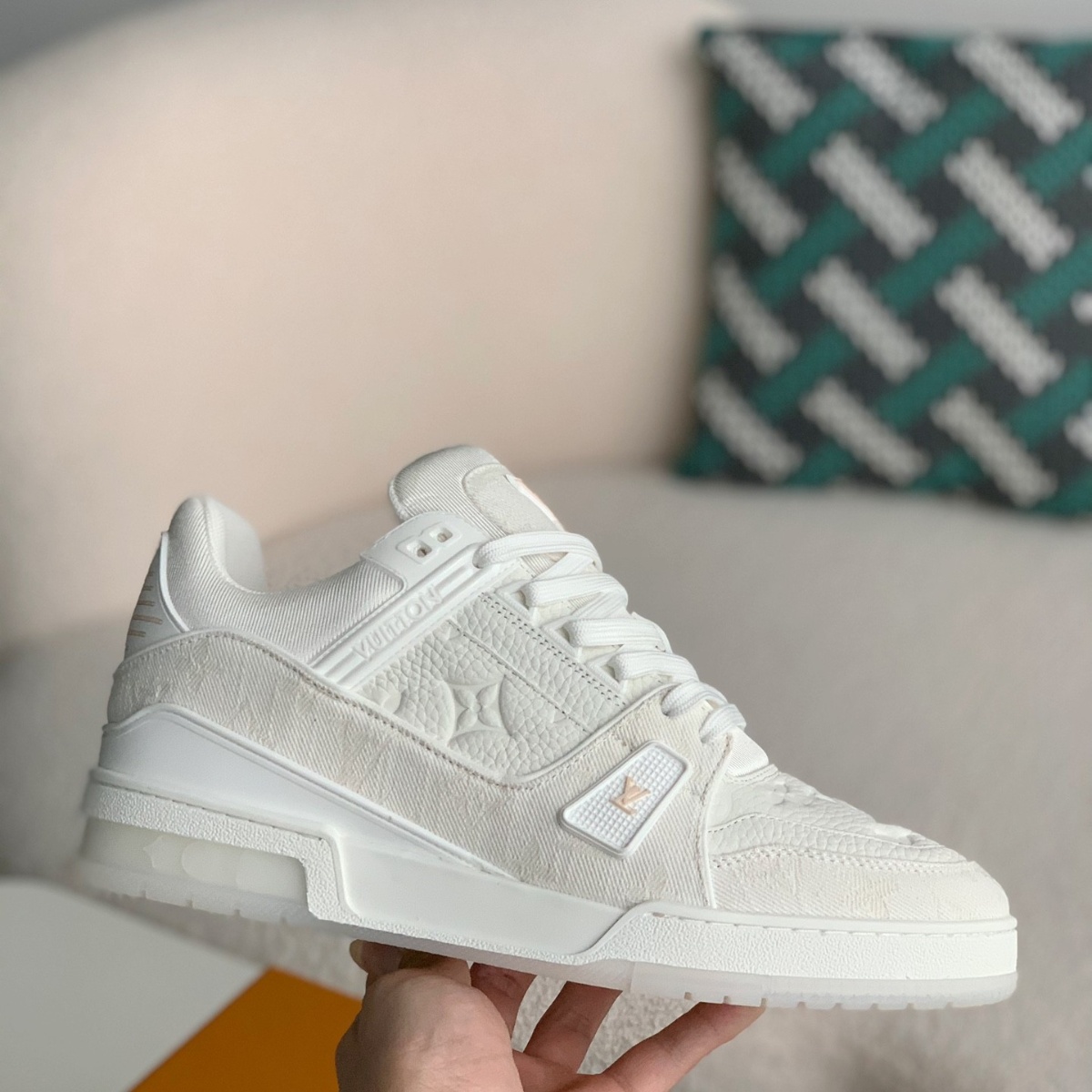 Luxury Leather Platform Sneakers