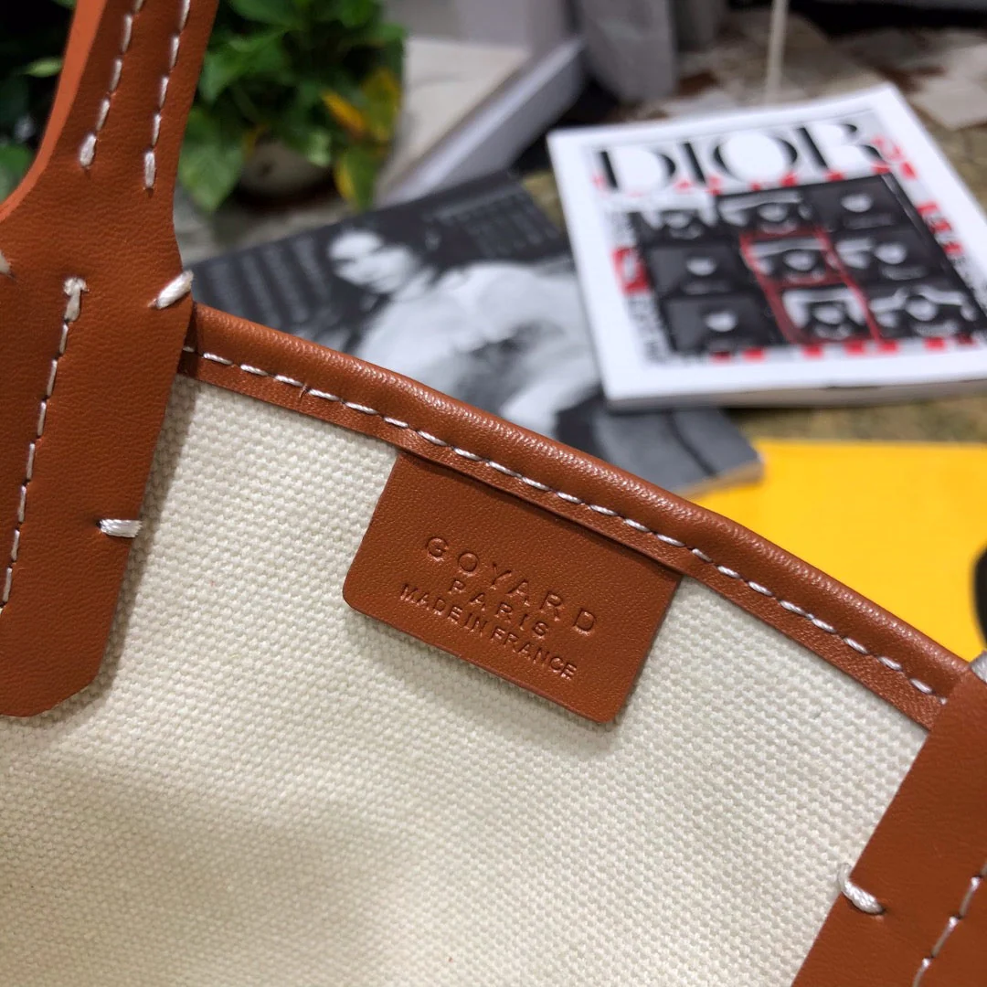 Shopping Bag 22cm Black And Tan