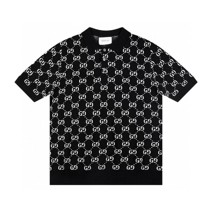 Letter full print polo