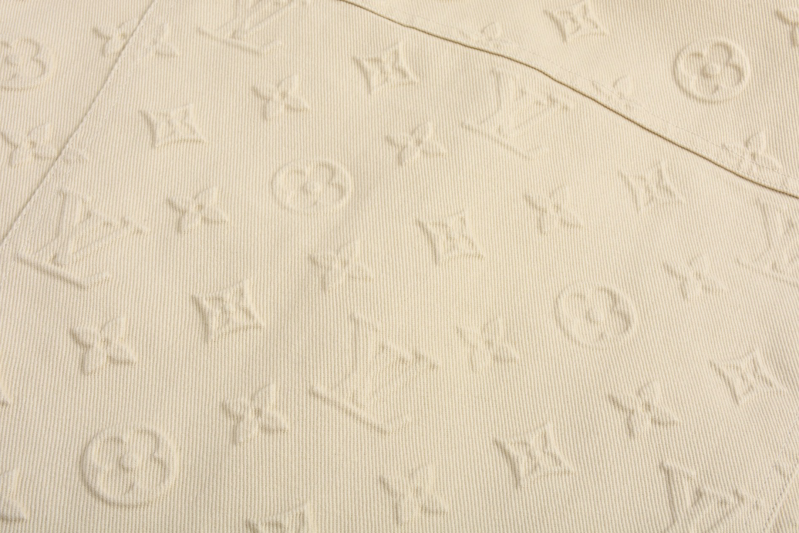 All over printed embossed jacket