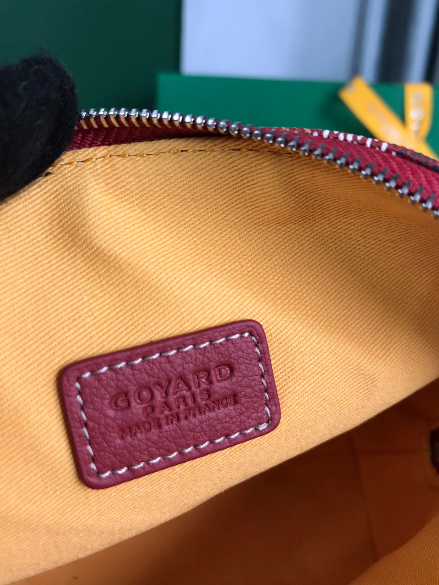 17 In Red Canvas And Tan Calfskin Trim