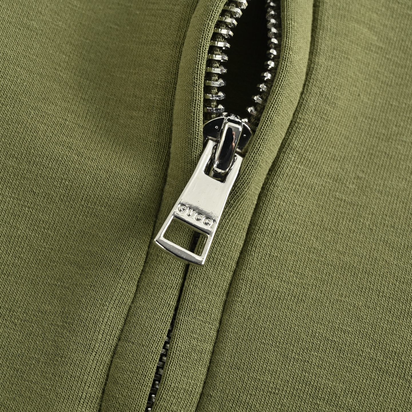 25ss embroidered space cotton zipper hooded jacket