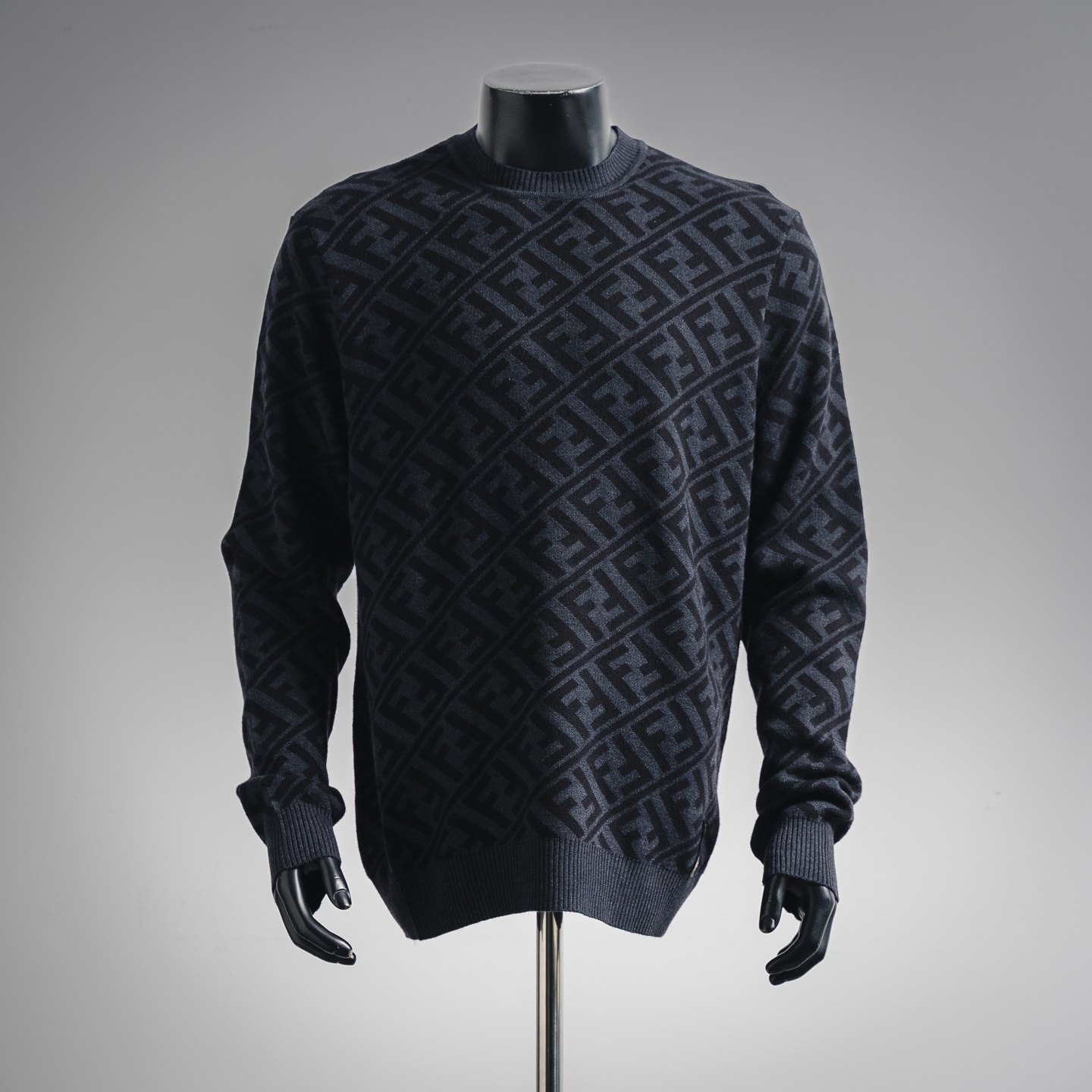 Diagonal Twill FF Pullover Knit Sweater