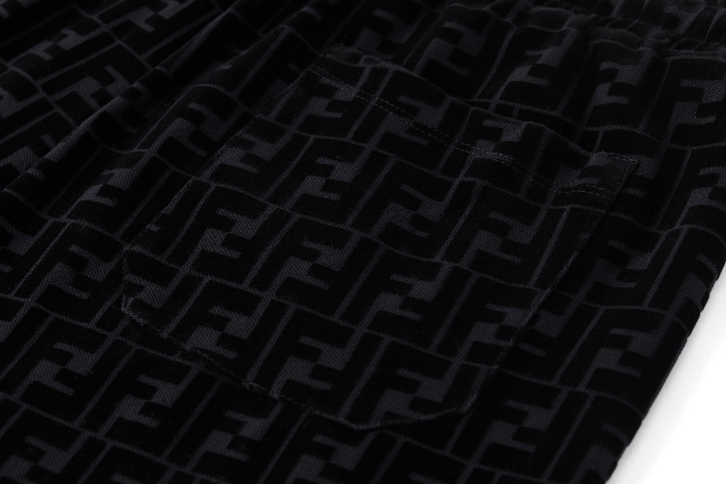 FF all-over flocked shorts