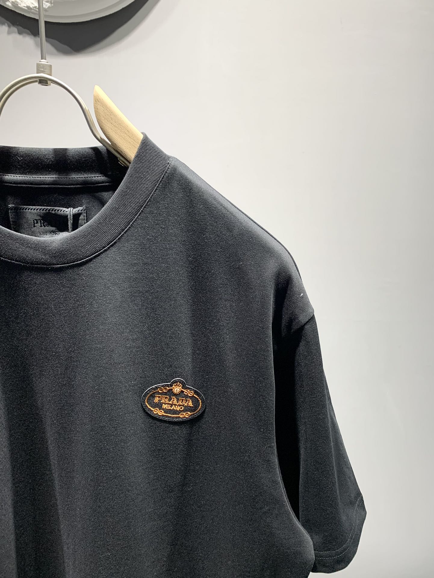 Black And White Knitted T-shirt