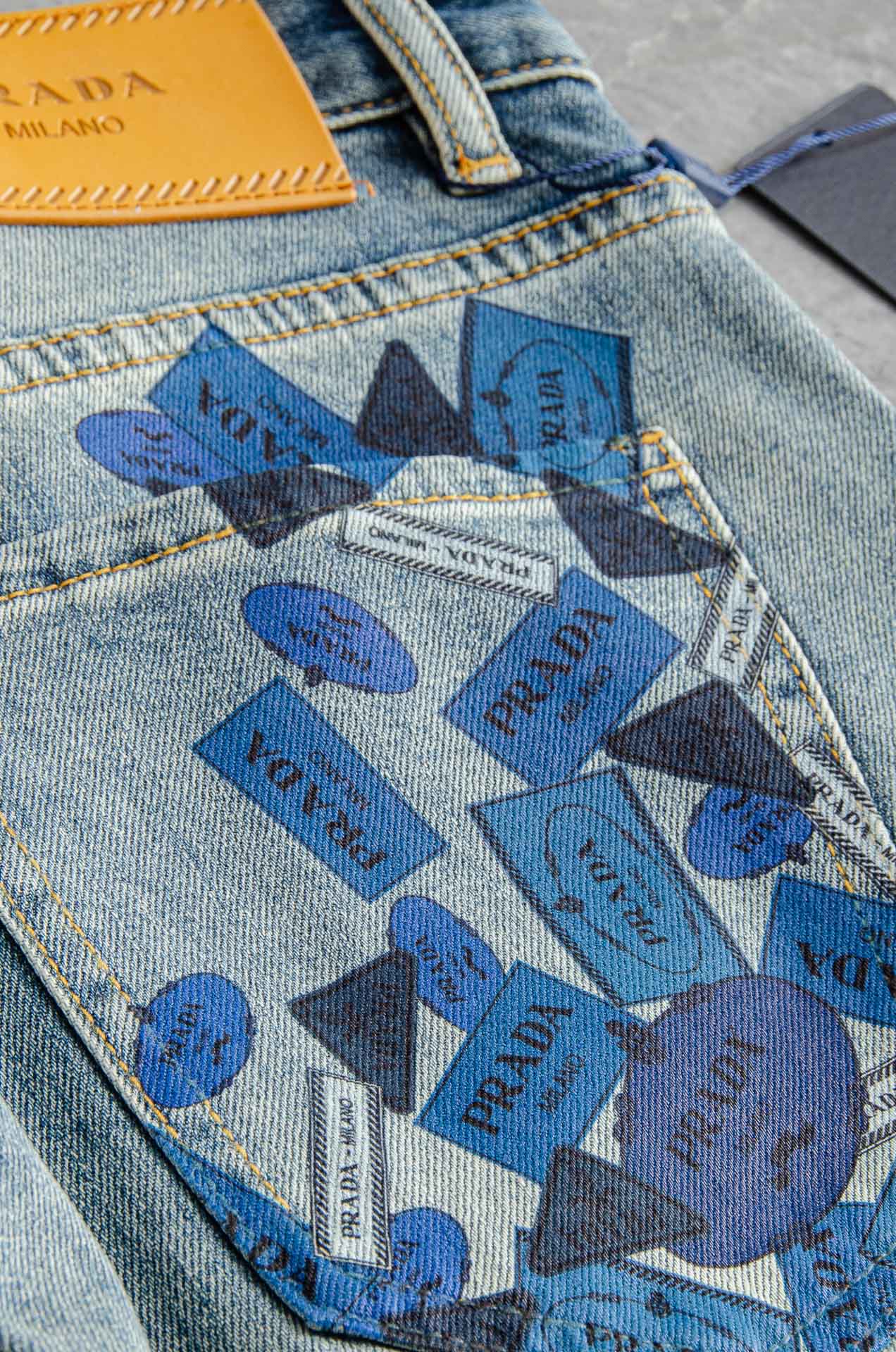 2025SS Men's Fashion Straight-Leg Denim Jeans