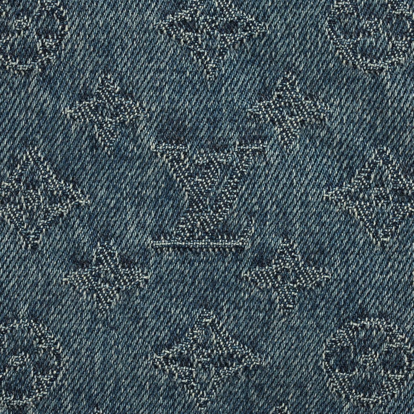 Retro Printed Denim Shorts