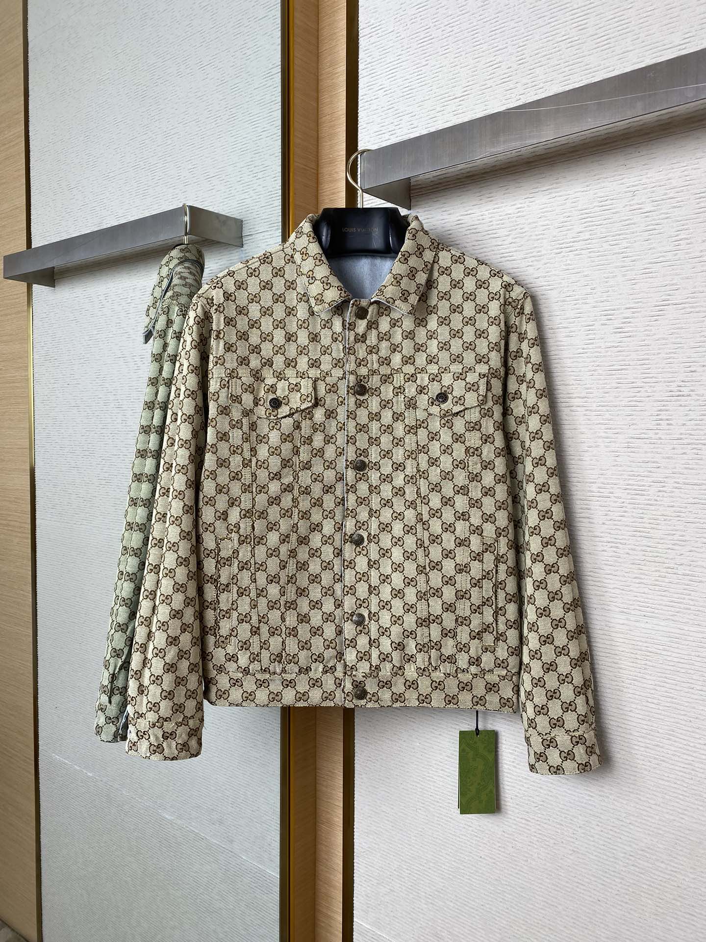 Jacquard Reversible Denim Jacket