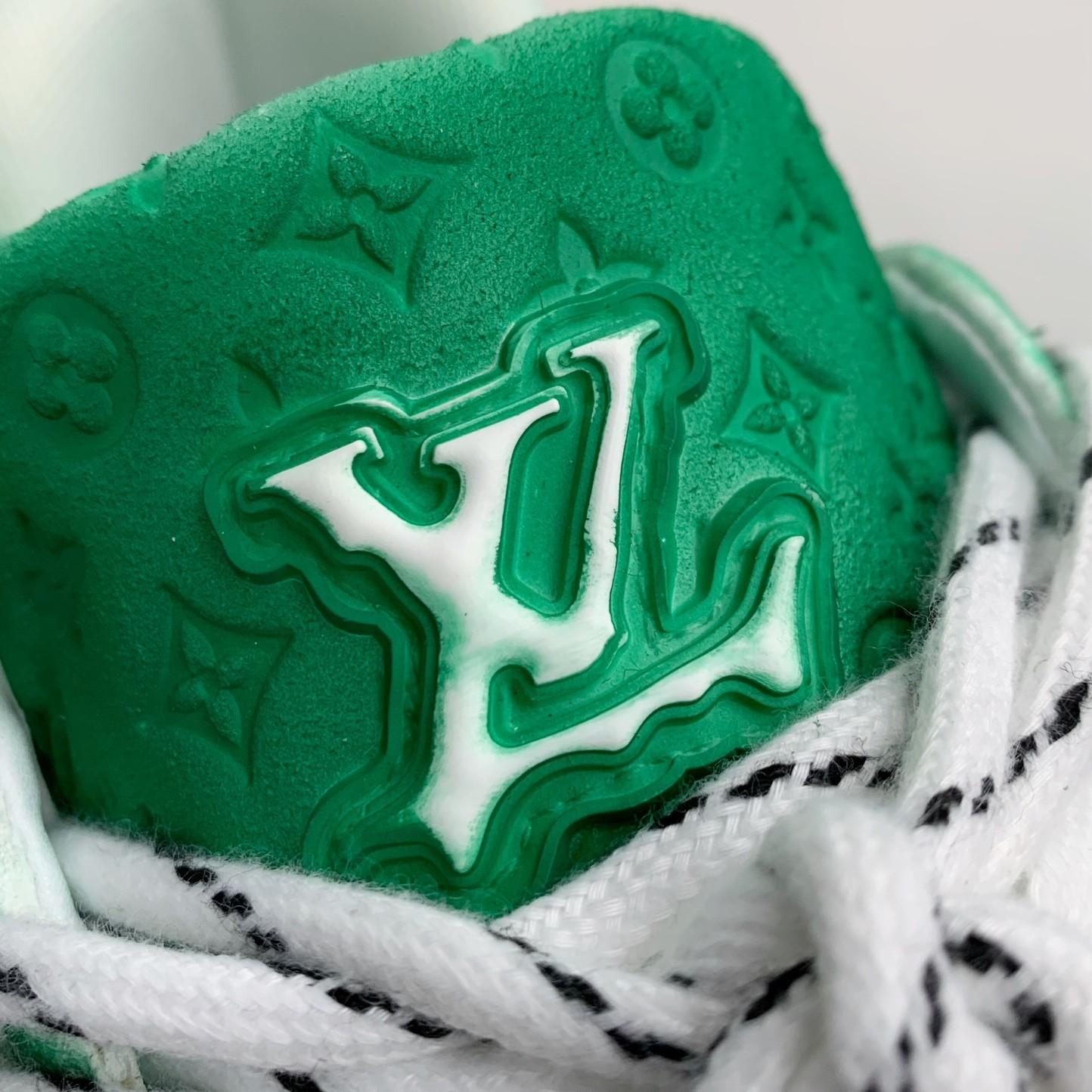 GREEN TRAINER SNEAKERS