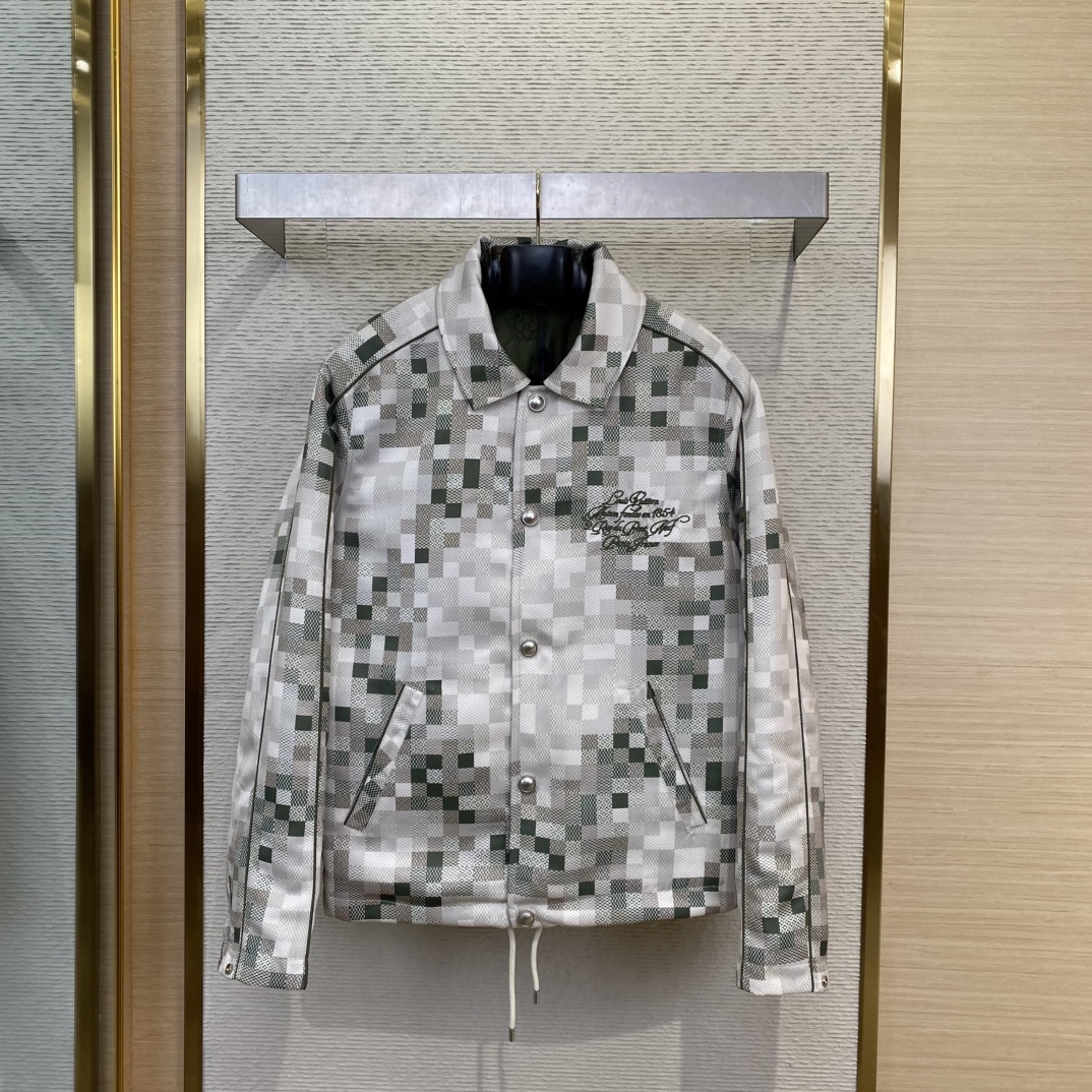 Year of the Snake Limited Edition Plaid Embroidered Coat Jacket