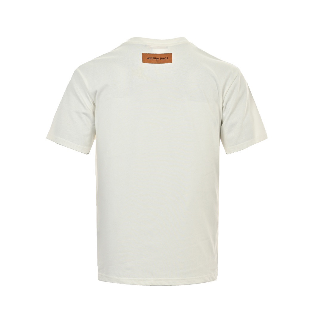 24SS Chain-Stitch Logo Embroidered T-Shirt