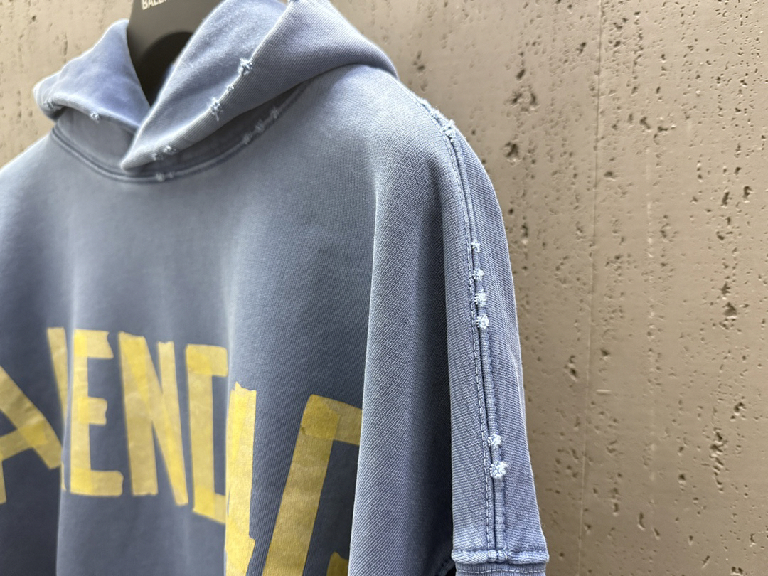 Tape Hoodie Sweatshirt