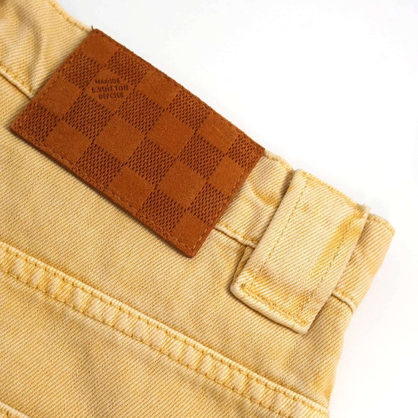 Embroidered Pocket Lumberjack Jeans