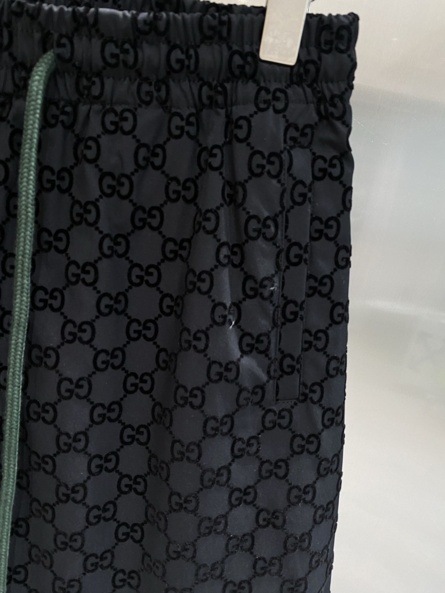 Black Classic Double G Shorts