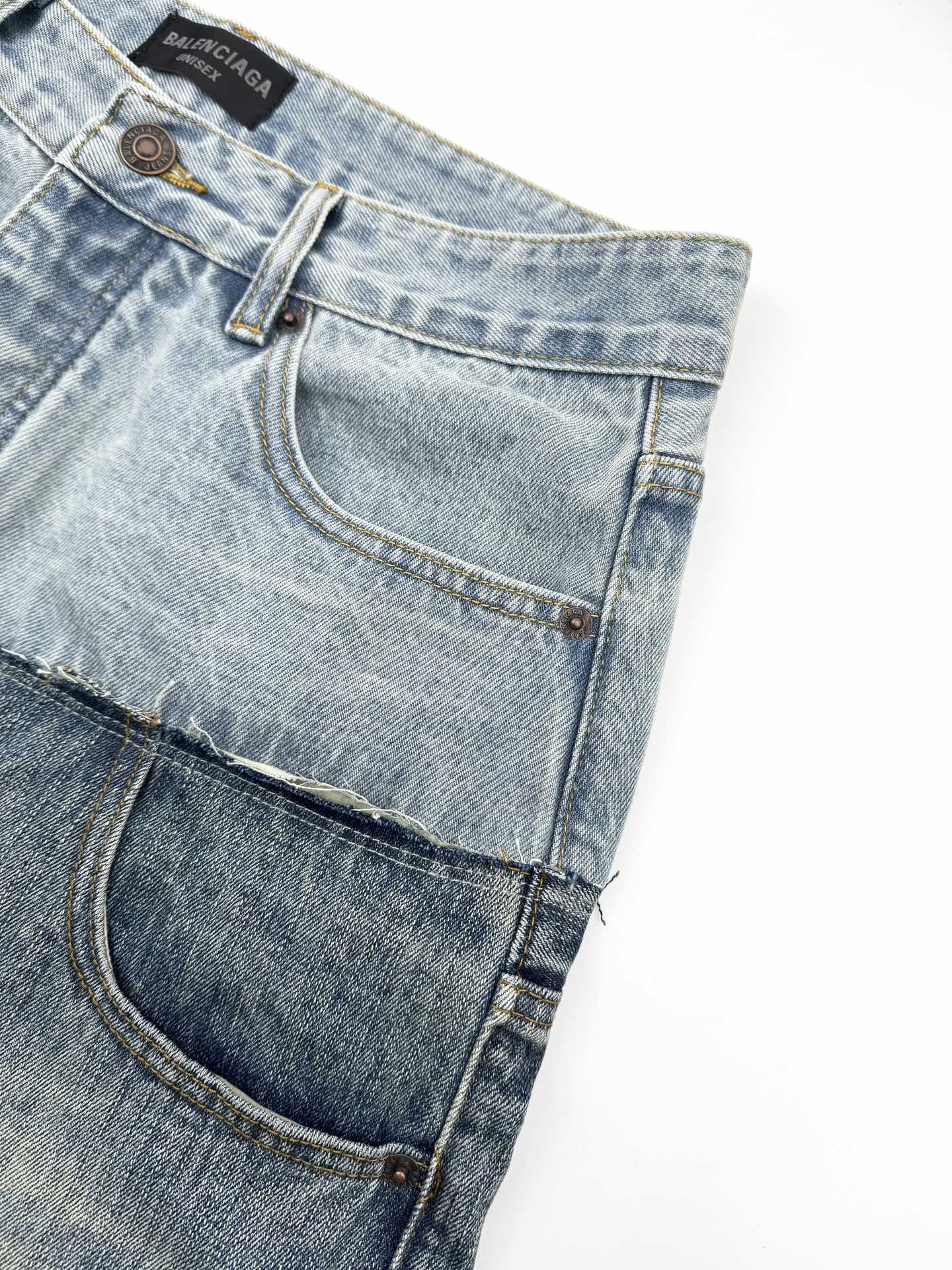 Men's Patch Pocket Denim Jeans