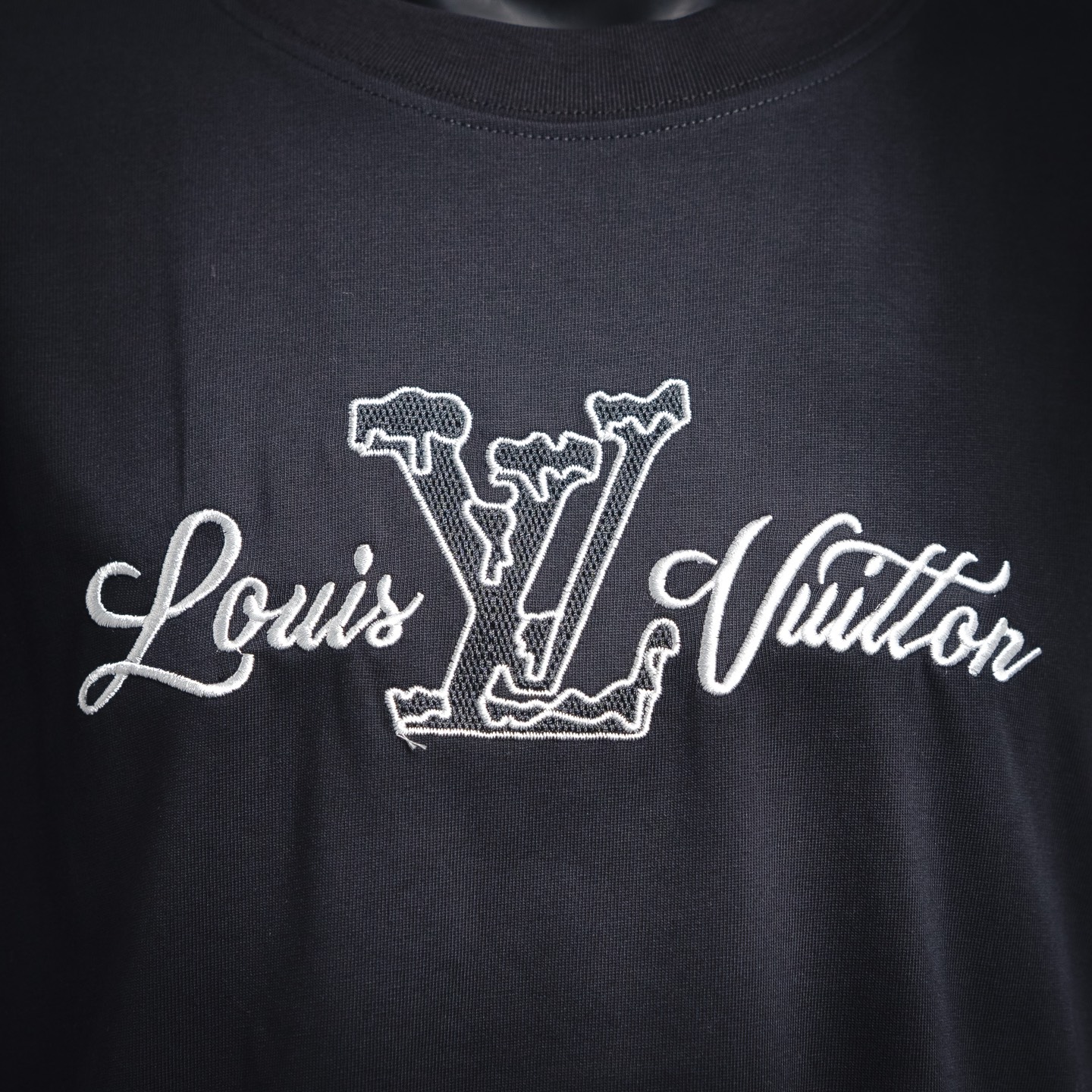 25ss Embroidered Logo Short Sleeve T-shirt