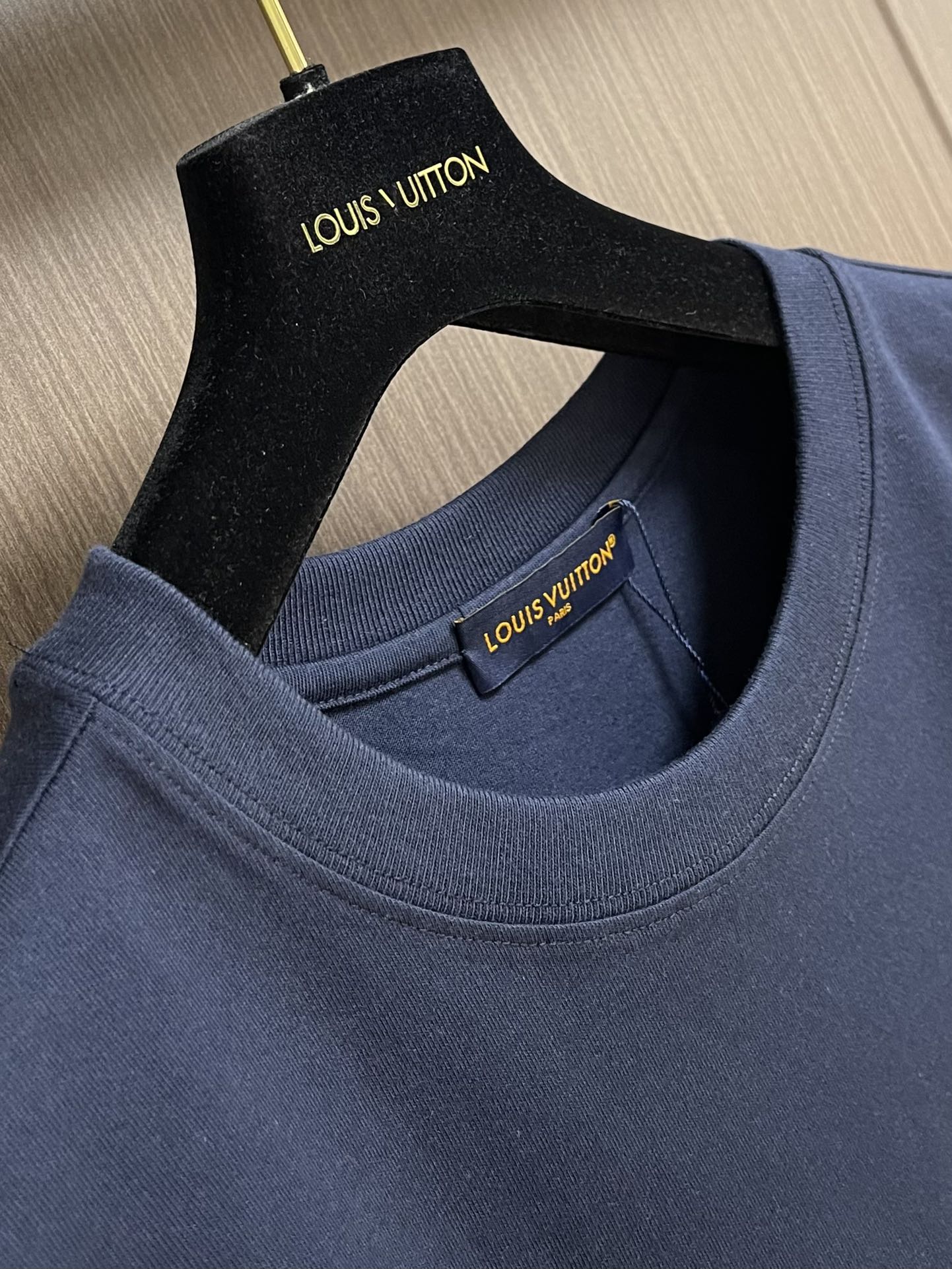 Navy Blue Trendy Cartoon Graphic T-Shirt