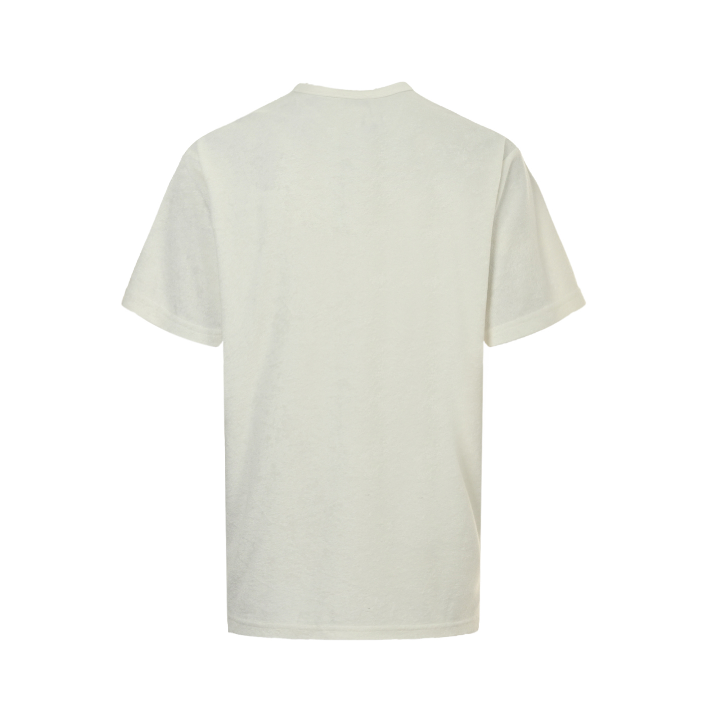 Embroidered Terry Fabric T-Shirt