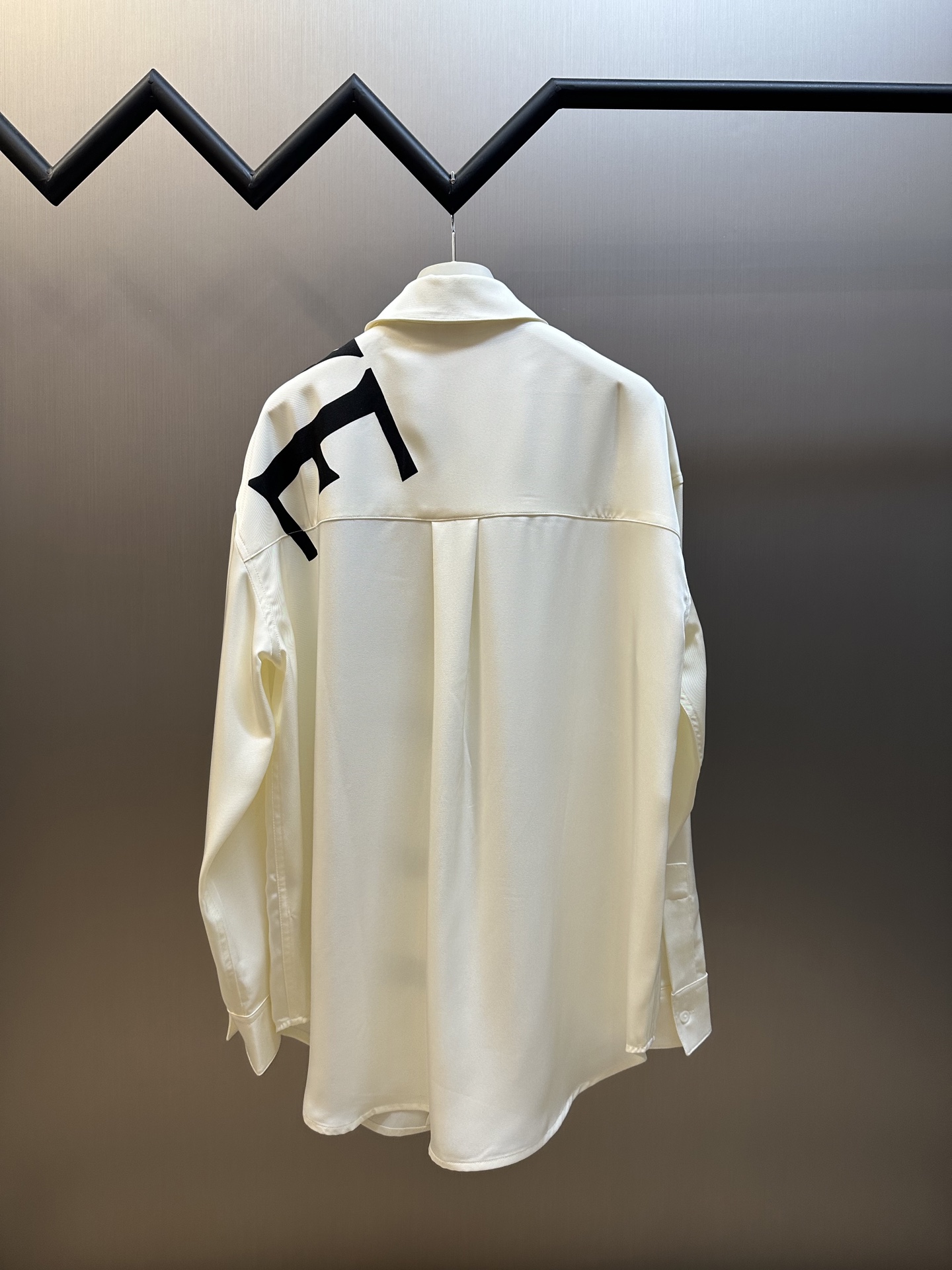 Printed Loose-Fit Long Sleeve Shirt