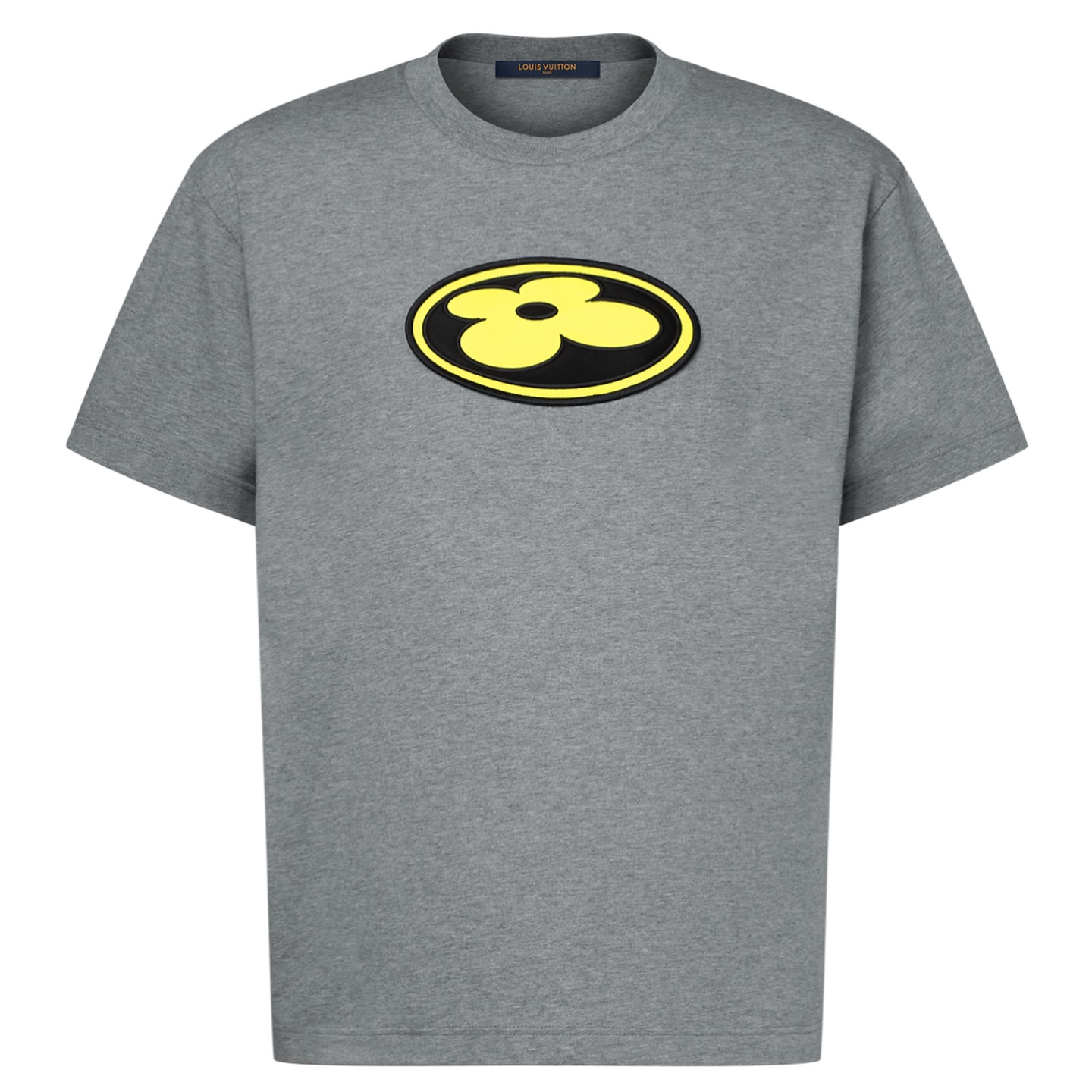 Yellow Small Floral Embroidered T-Shirt