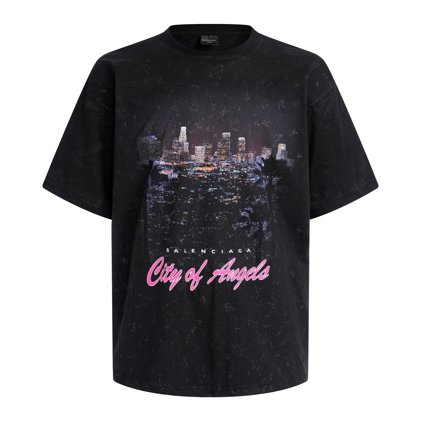 Los Angeles night scene outline T-shirt