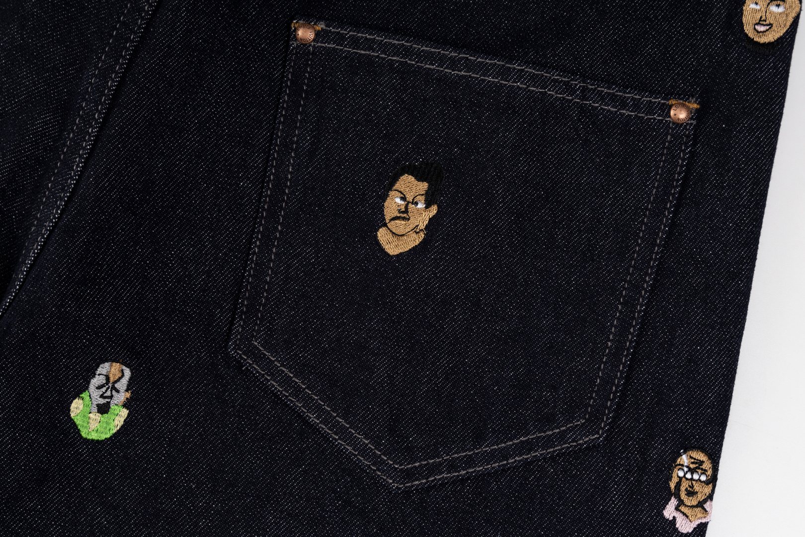 Embroidered Flared Jeans