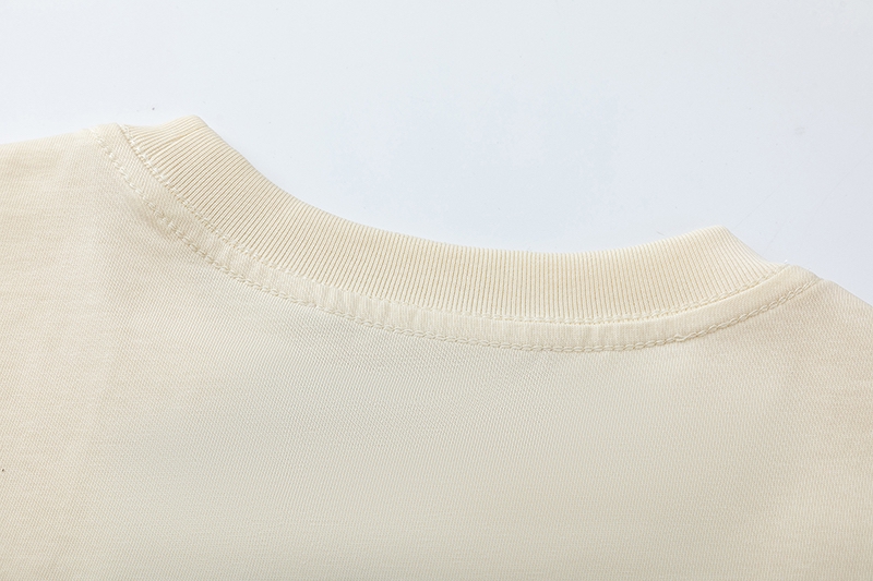 Cotton seamless printed short sleeves