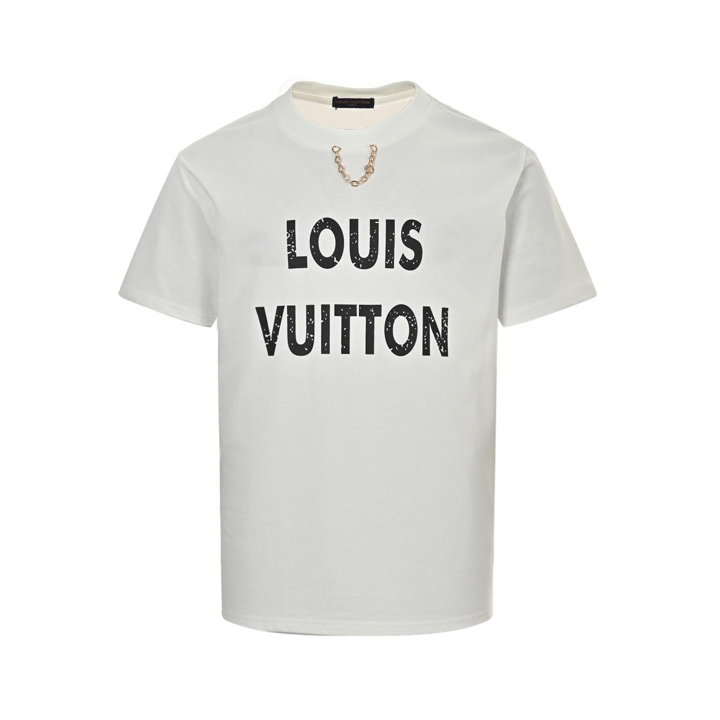 25SS Distressed Letter Print T-Shirt