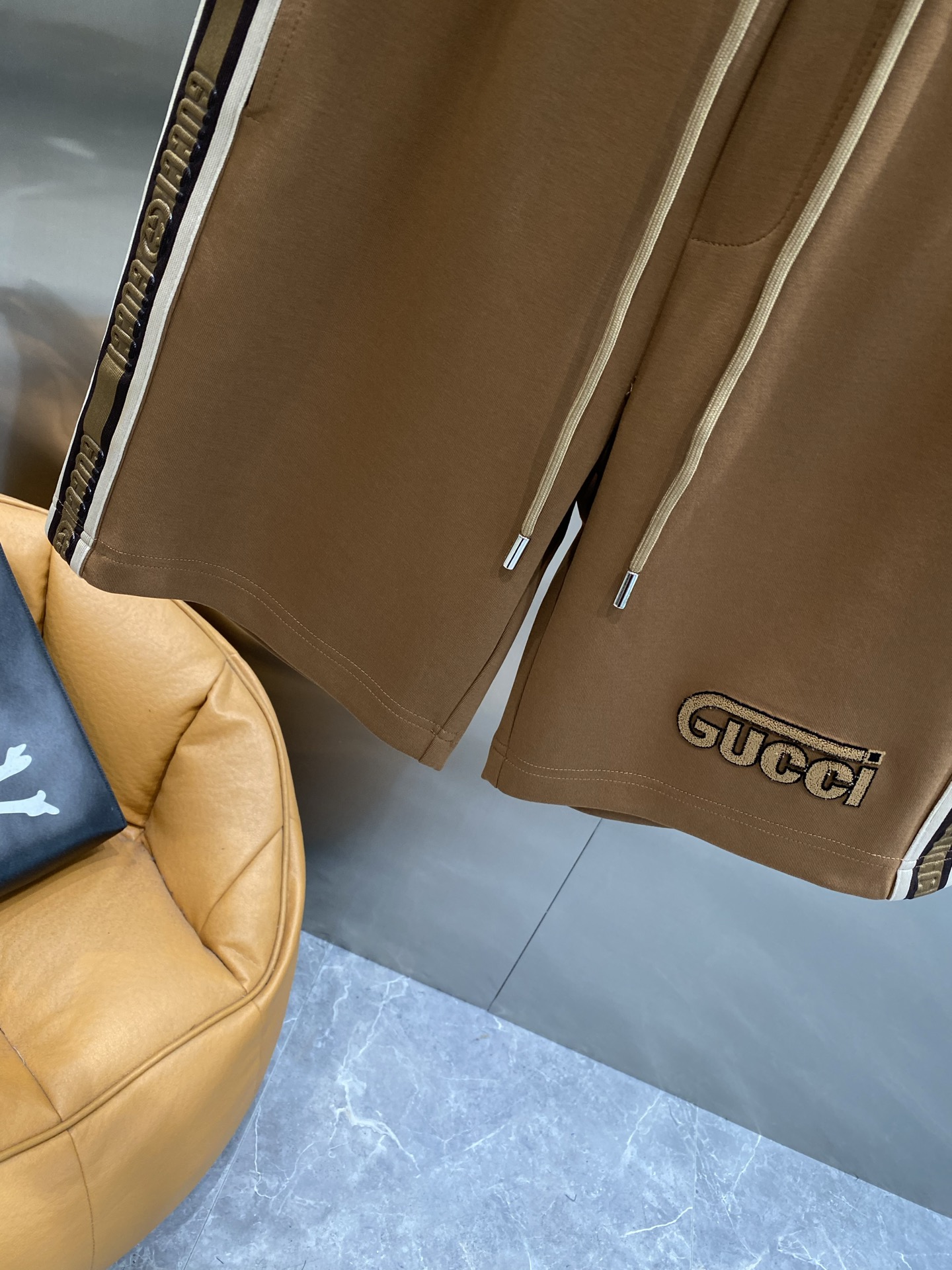 Black Side Printed Shorts