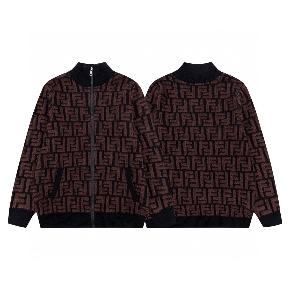 FF Print Sweater Jacket