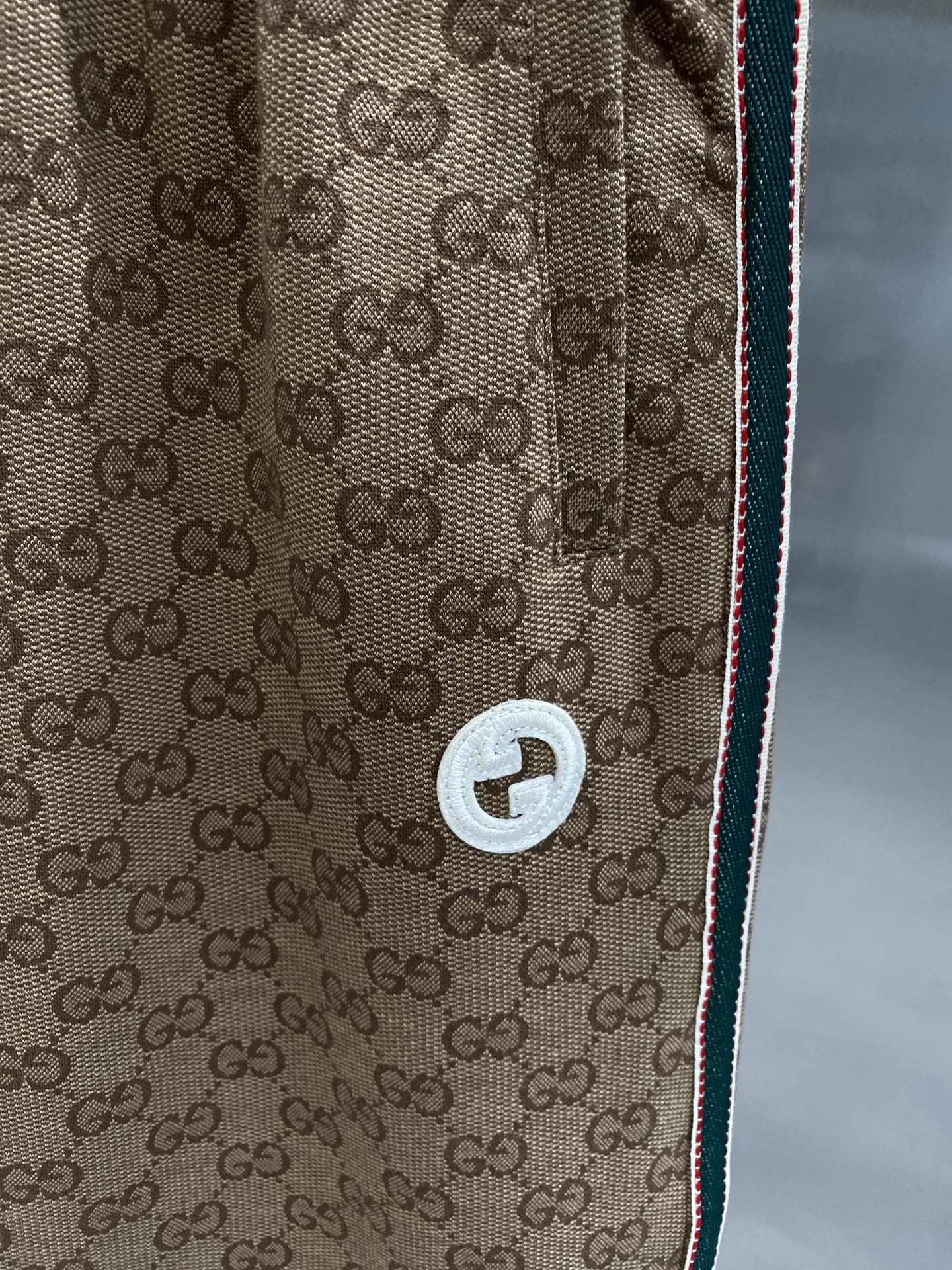 Classic brown plaid shorts